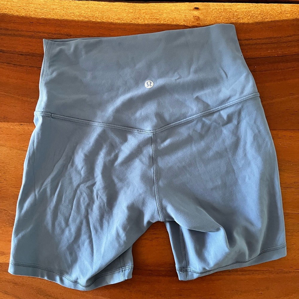lululemon athletica Women's Slate Blue Bike Shorts